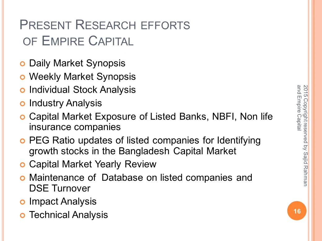 Present research efforts of Empire Capital, page 16 of the Does Equity Research Work for Small Investors? report. Select the PDF download for selectable text and source links.
